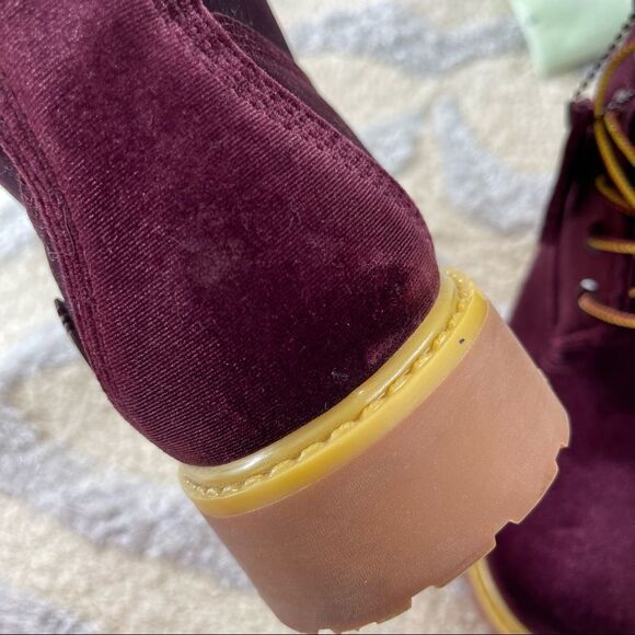 Off-White (Virgil Abloh) x Timberland 6” Limited Edition Velvet Boots FW18 - Picture 5 of 15